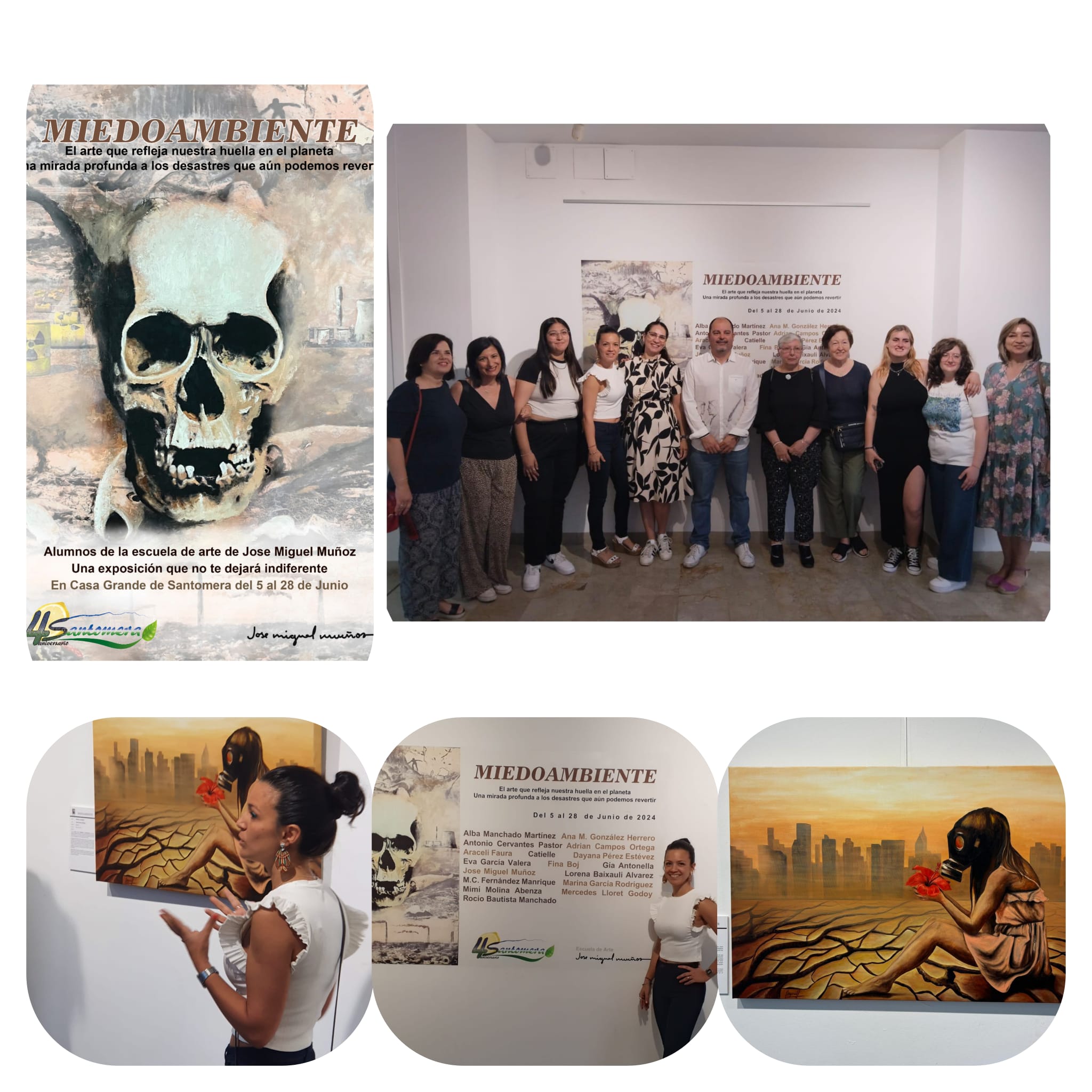 Exposicion colectiva Miedo Ambiente junio 2024